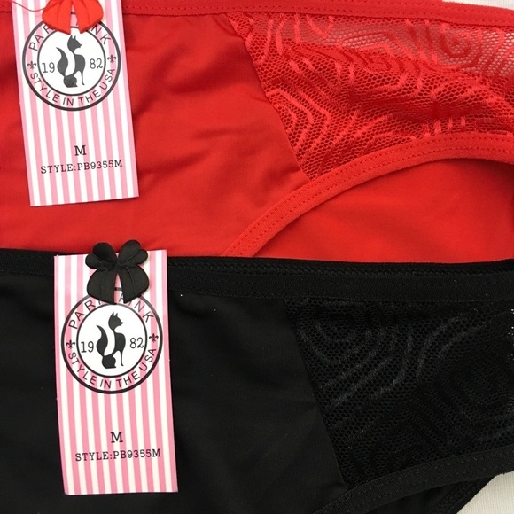 Paris Pink 3 Piece Bra Pantie Set NEW 34C NWT - Picture 3 of 6